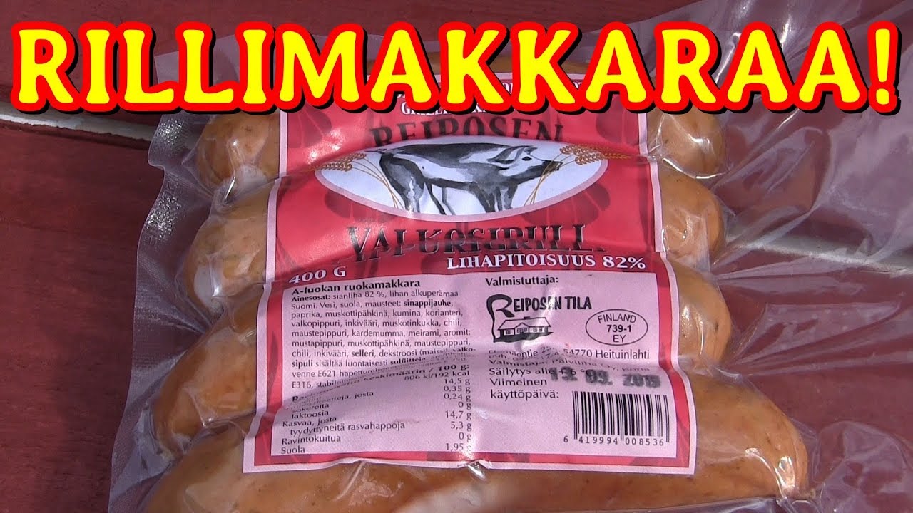 Ruokatesti: Reiposen Valkosipulipippurigrilli grillimakkara