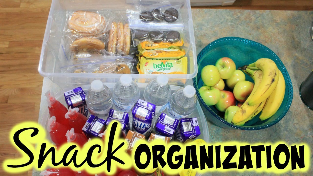 FUN-DAY MONDAY!- Snack organization! - Mamiposa26