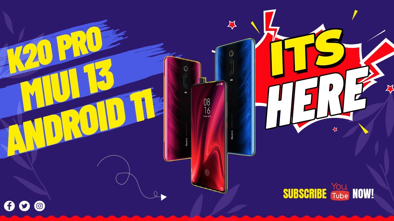 K20 PRO/ Mi 9t Pro MIUI 13 с Android 11 | Полный обзор | Плавная прошивка с новыми функциями.