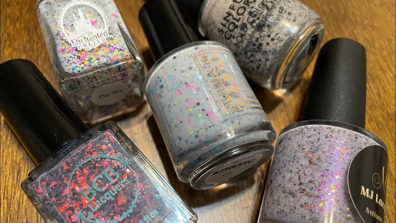 My 5 favorite crelly nail polishes with live swatches!