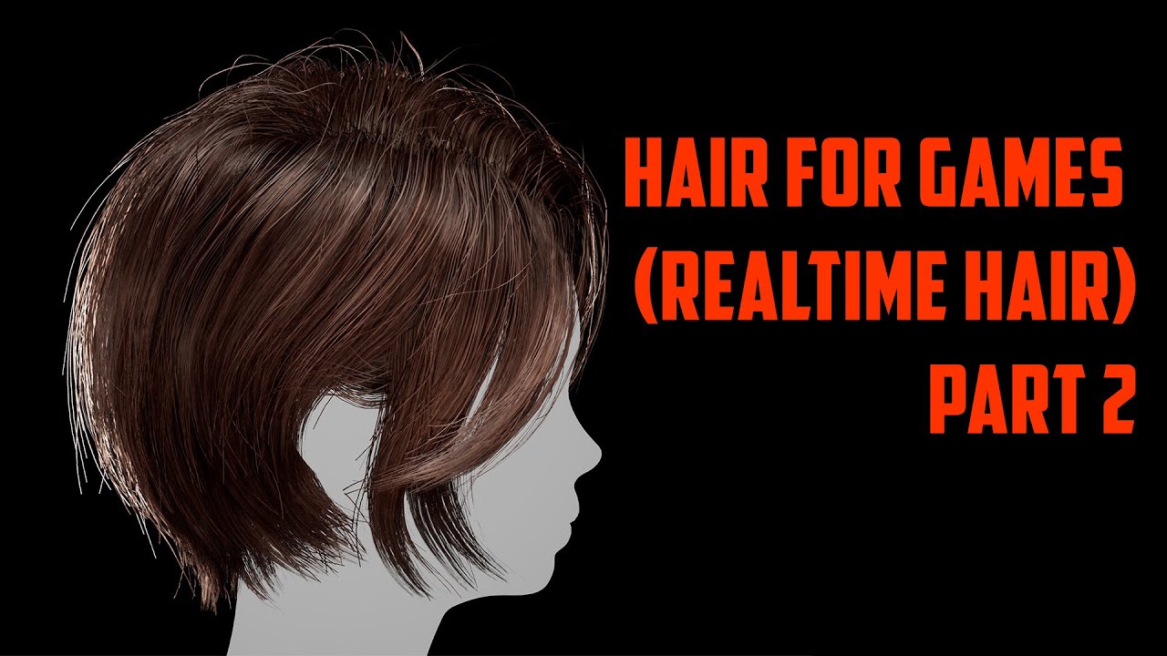 Ornatrix for Maya/V-Ray: Hair for games(realtime hair). Part 2