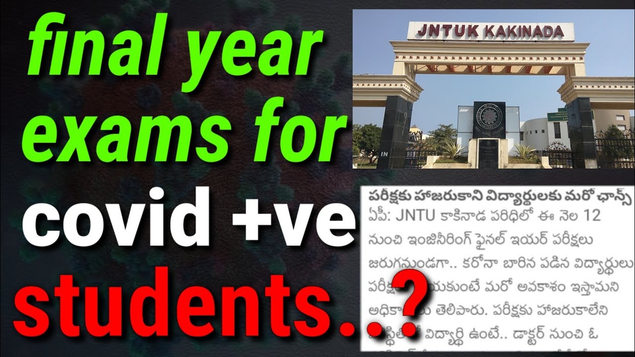 FINAL YEAR EXAMS FOR COVID POSITIVE STUDENTS...?