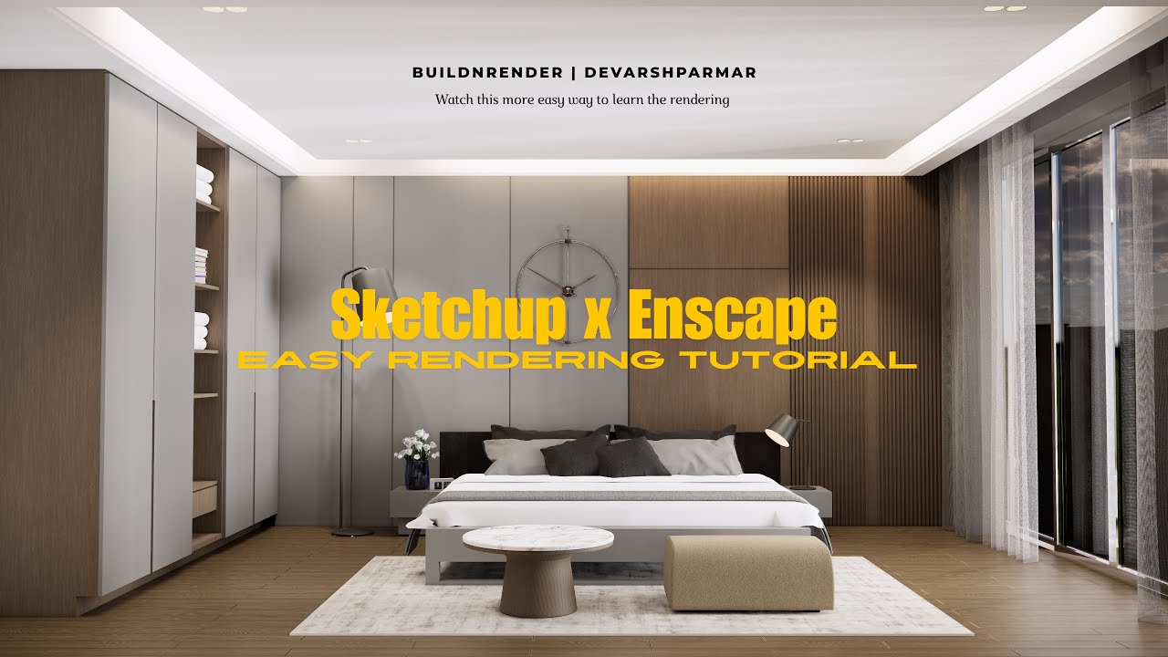 How to make Enscape Render Looks real in 15 minutes