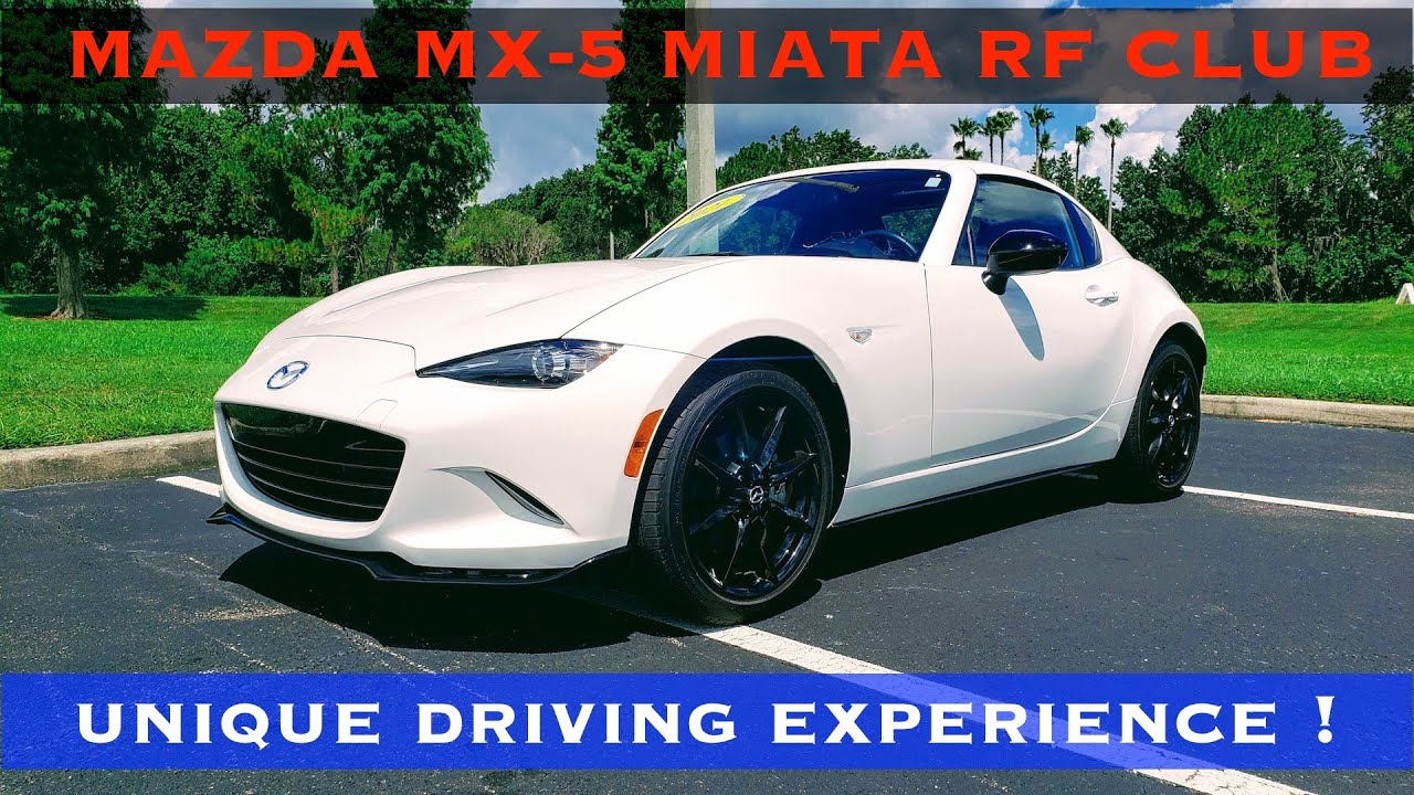 2021 Mazda MX 5 Miata RF Club Automatic - POV Review and Drive - D Best Convertible Sports Car ?