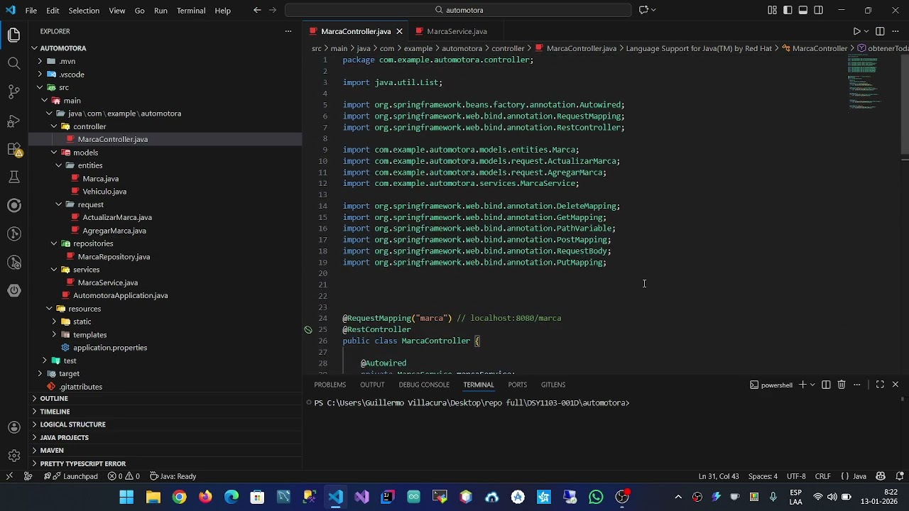 Desarrollo microservicios parte II