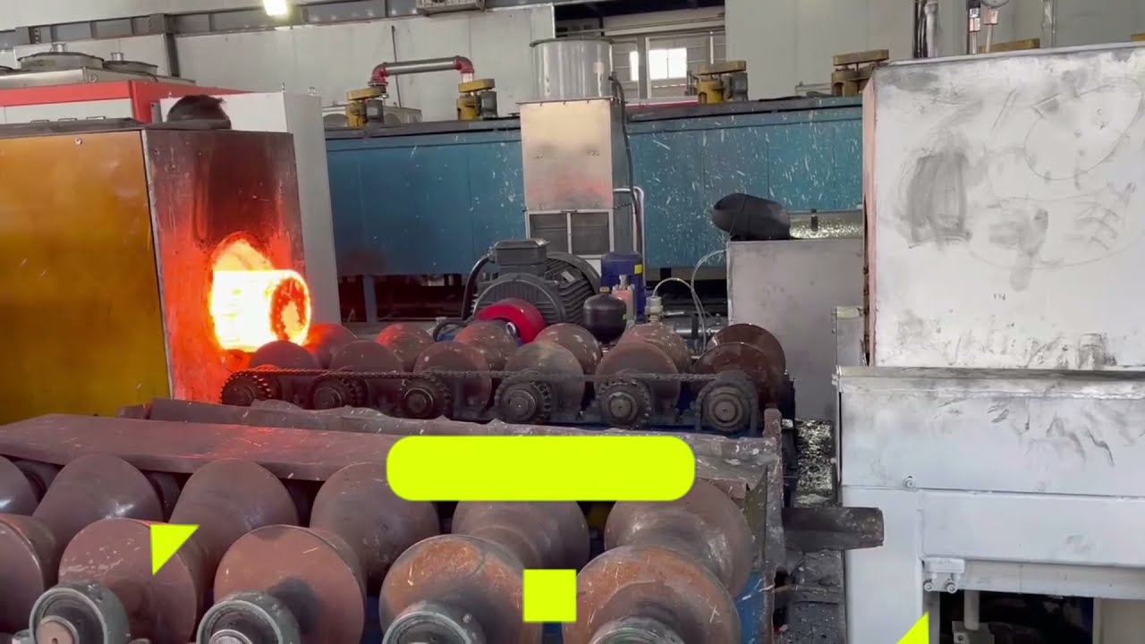Descaling video in the reproduction of forged steel balls