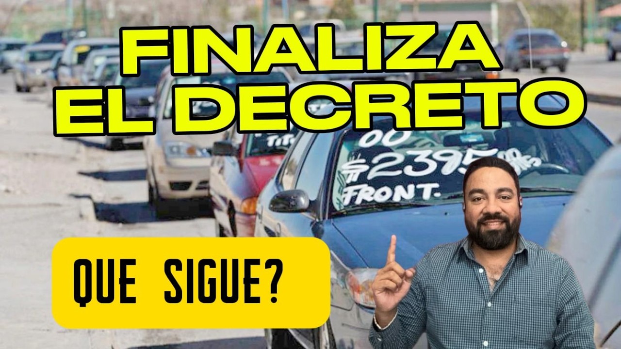 se ACABO el DECRETO que sigue? I ROSV garage