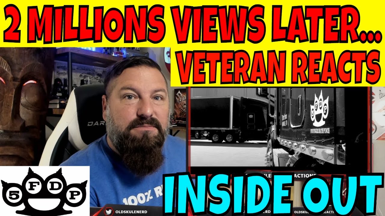 Five Finger Death Punch - Inside Out  | OLDSKULENERD REACTION