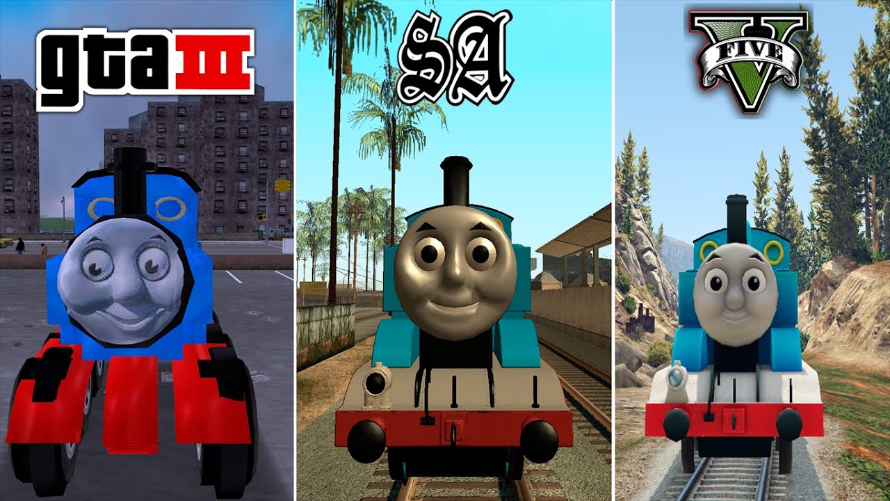 Thomas The Tank Engine in GTA Games (Evolution)