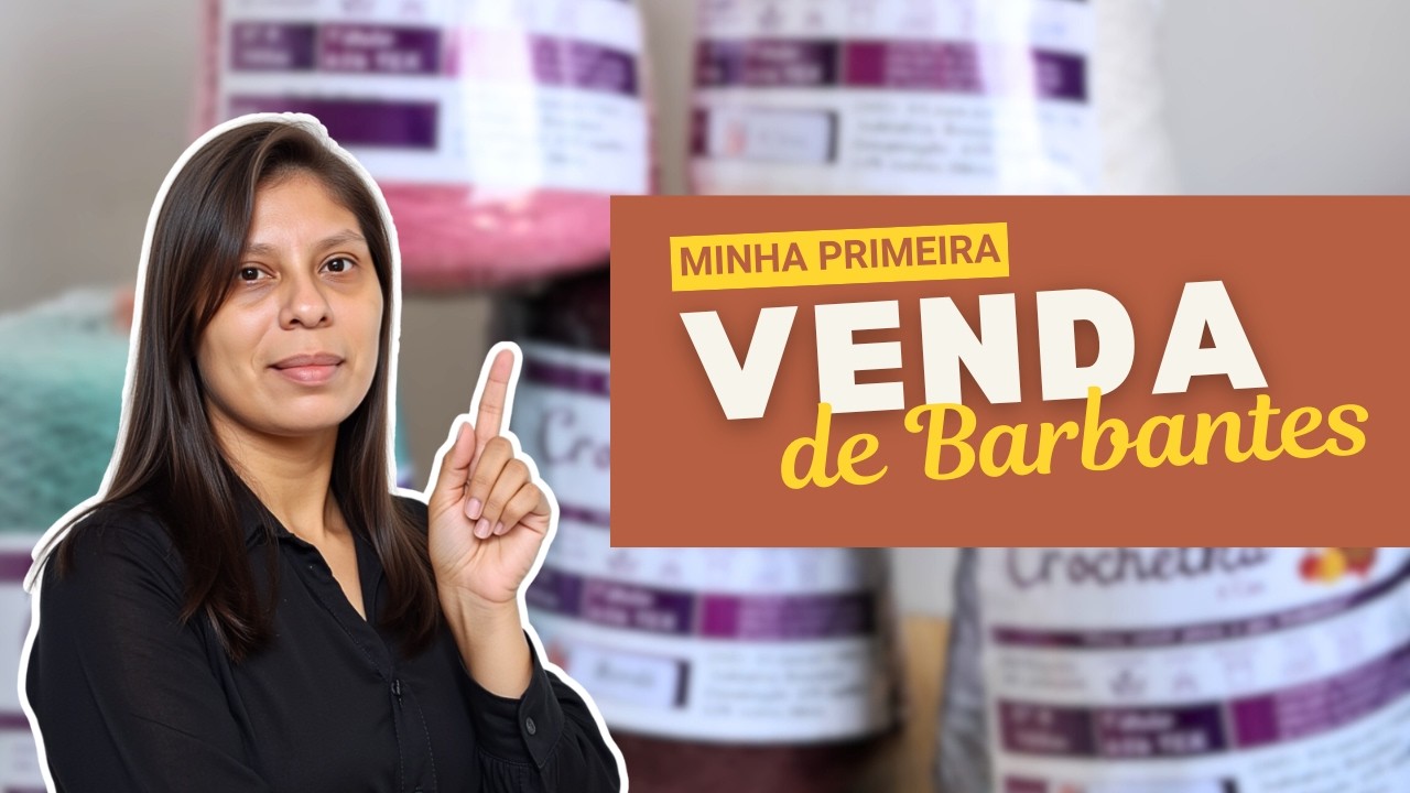 Minha primeira venda na loja: eu não estava pronta pra isso. @ArtesaníasCrochê
