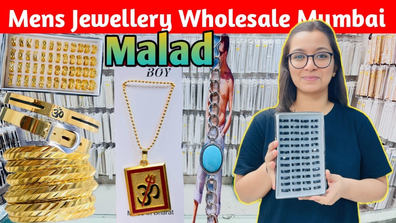Men's Jewellery Wholesale Market Mumbai | 10₹ में खरीदो | Anti Tarnish Men's Accessories Wholesaler