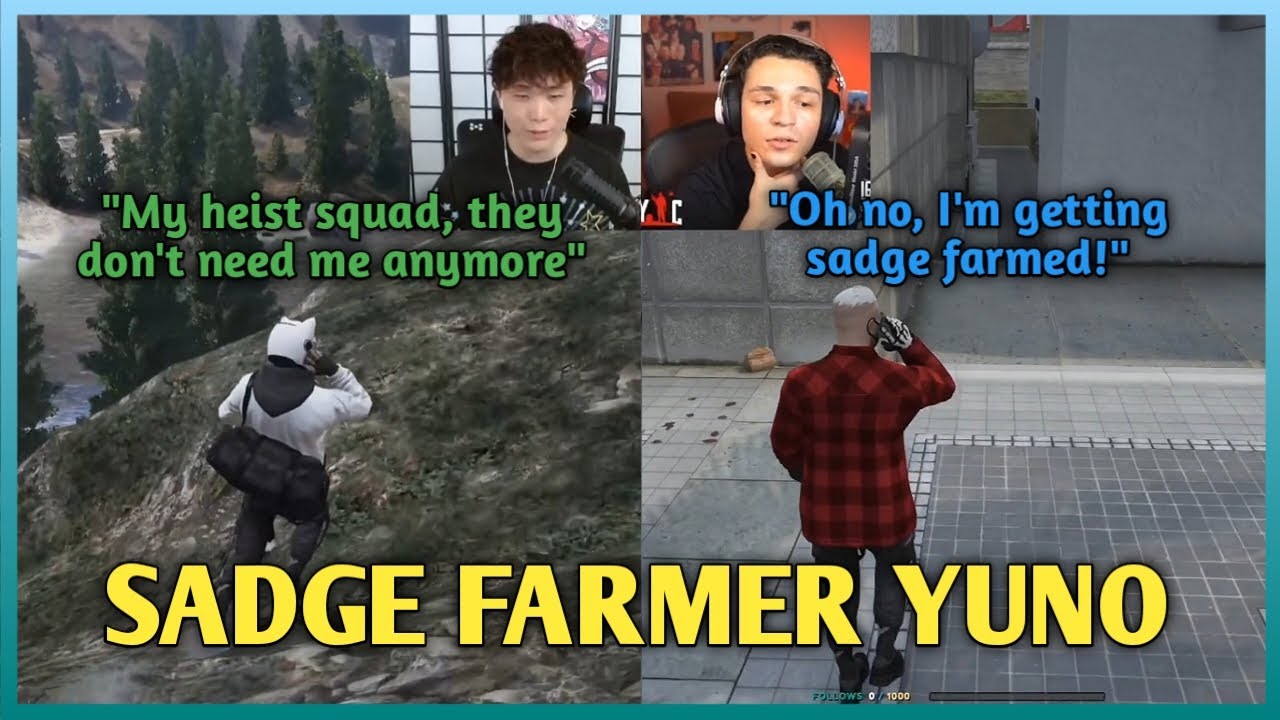 (BOTH POVs) Raymond Gets Sadge Farm By Yuno For Not Getting Into Heists with the boys