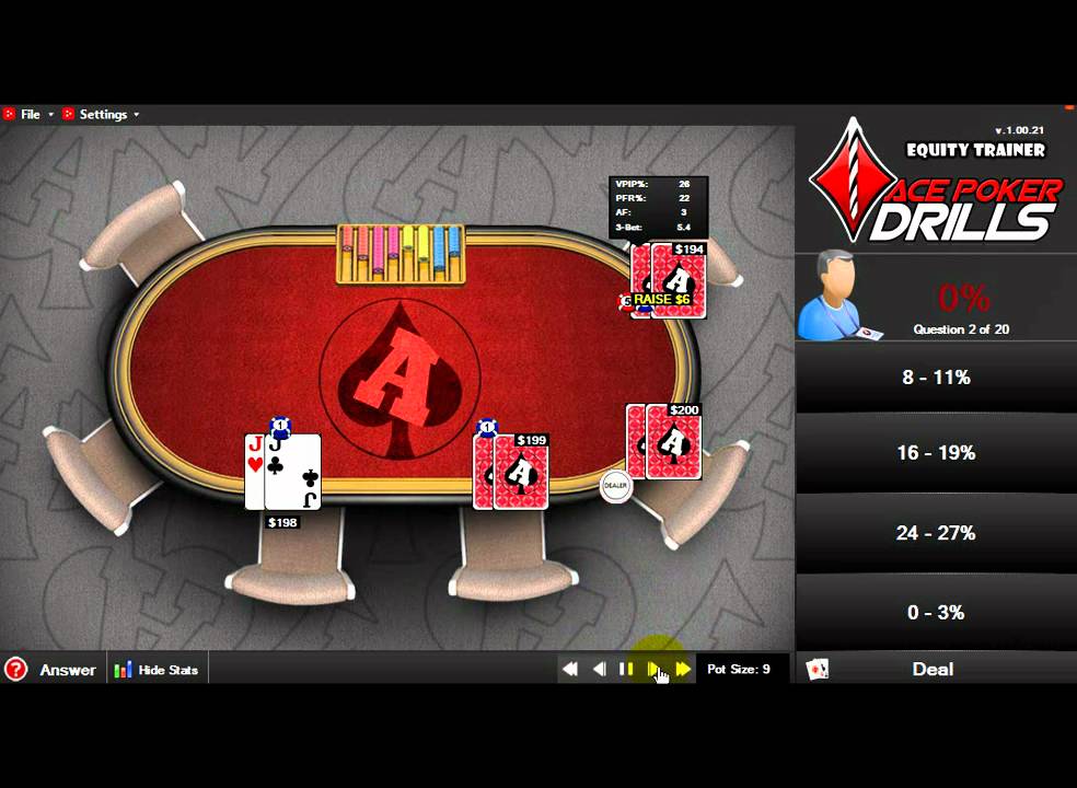 Ace Poker Drills - Poker Software