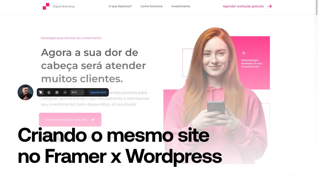 CRIANDO O MESMO PROJETO NO FRAMER x WORDPRESS  - Qual é melhor ?