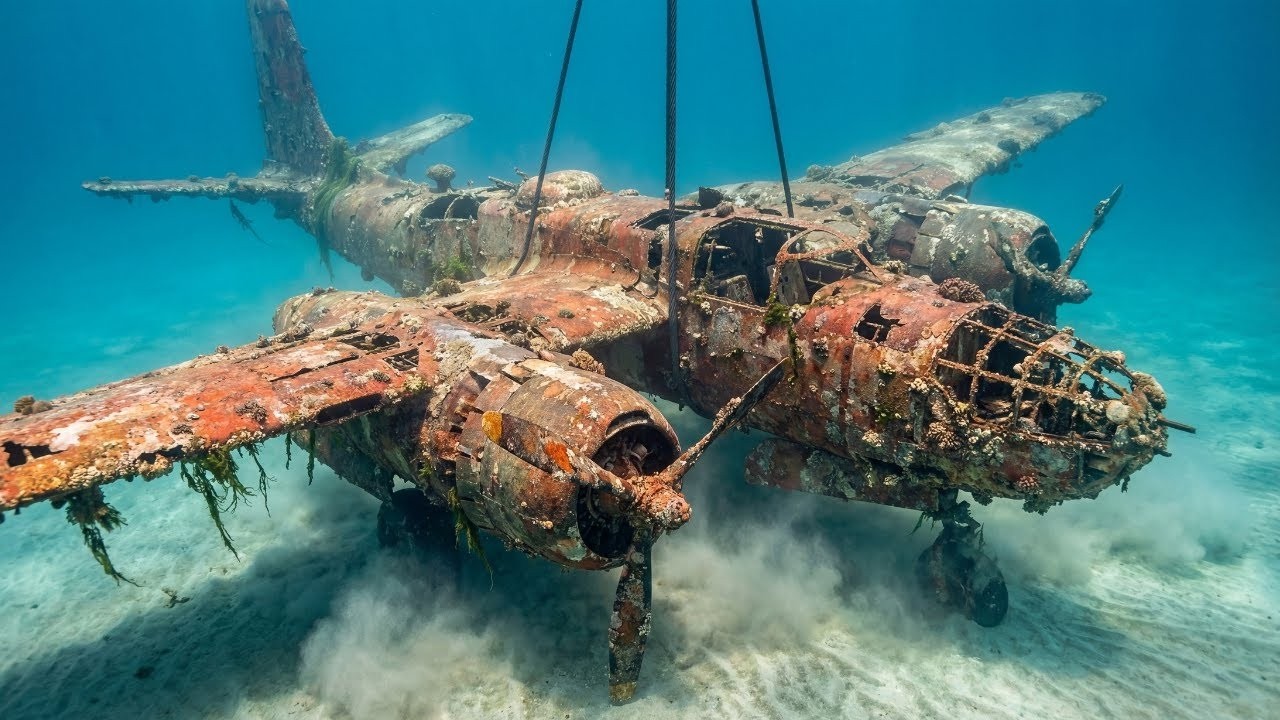 Restoring a Lost WWII A 26 Invader Bomber from the Sea  Hyper Realistic ASMR Aircraft Restoration