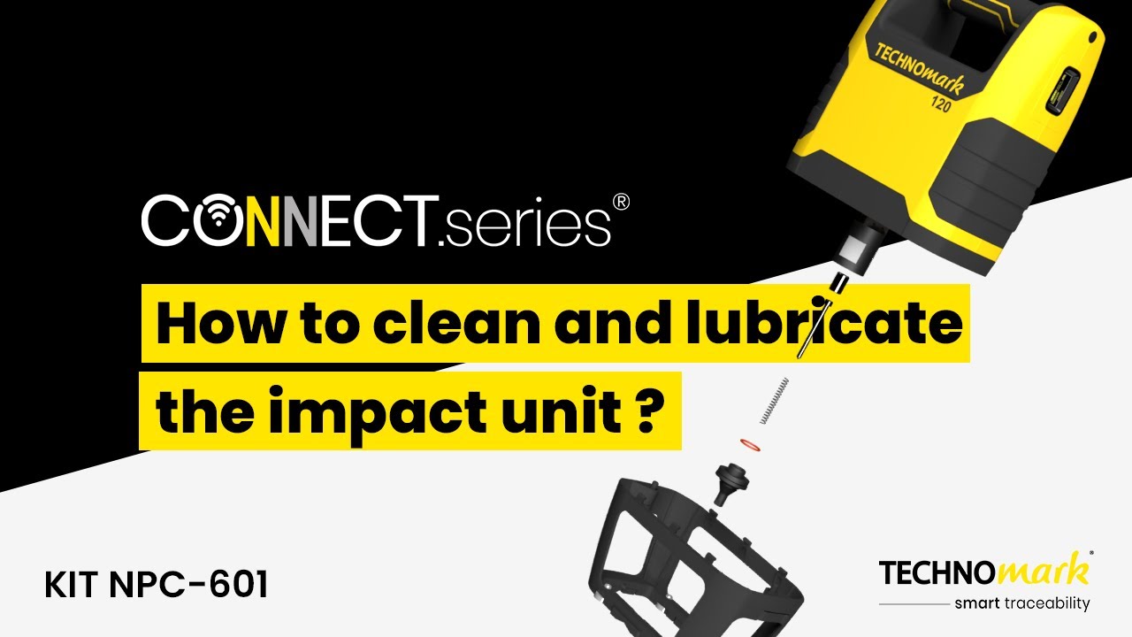 Connect.series : cleaning and lubricating of the impact unit