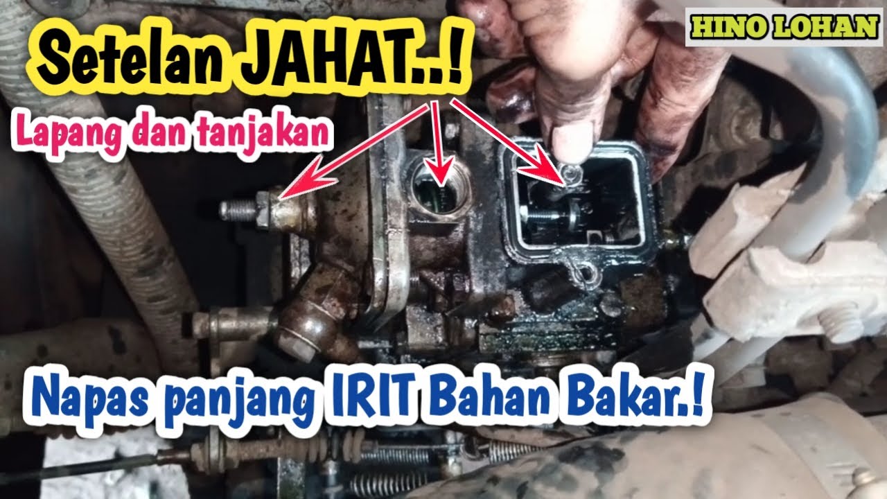 Setean JAHAT Lapangan dan Tanjakan Napas Panjang irit bahan Bakar || HINO LOHAN
