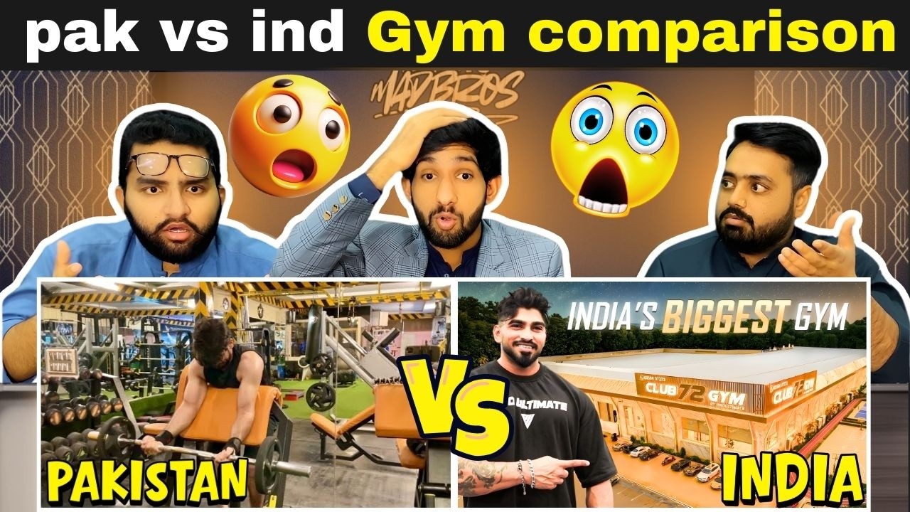 Pakistani Reaction OnPakistani vs Indian Gym Comparison 💪🔥
