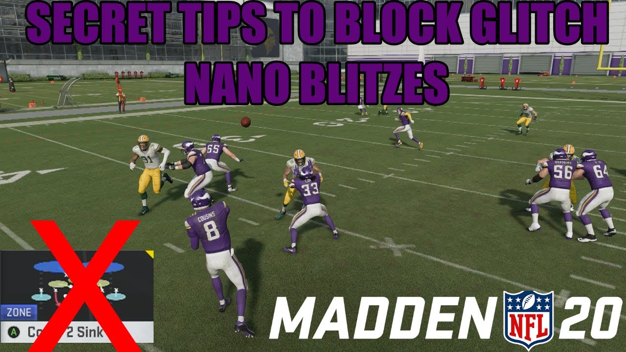SECRET TRICKS TO BLOCK GLITCH NANO BLITZES IN MADDEN 20! FULL GUIDE TO BLOCKING BIG DIME 146 TIPS
