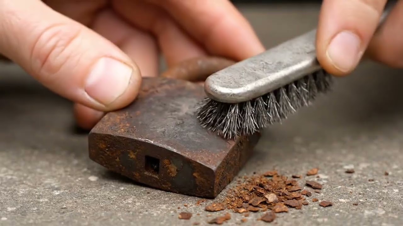 Restoration of a old lock🔐 #restorationvideo #dusty #rust #restoration 
