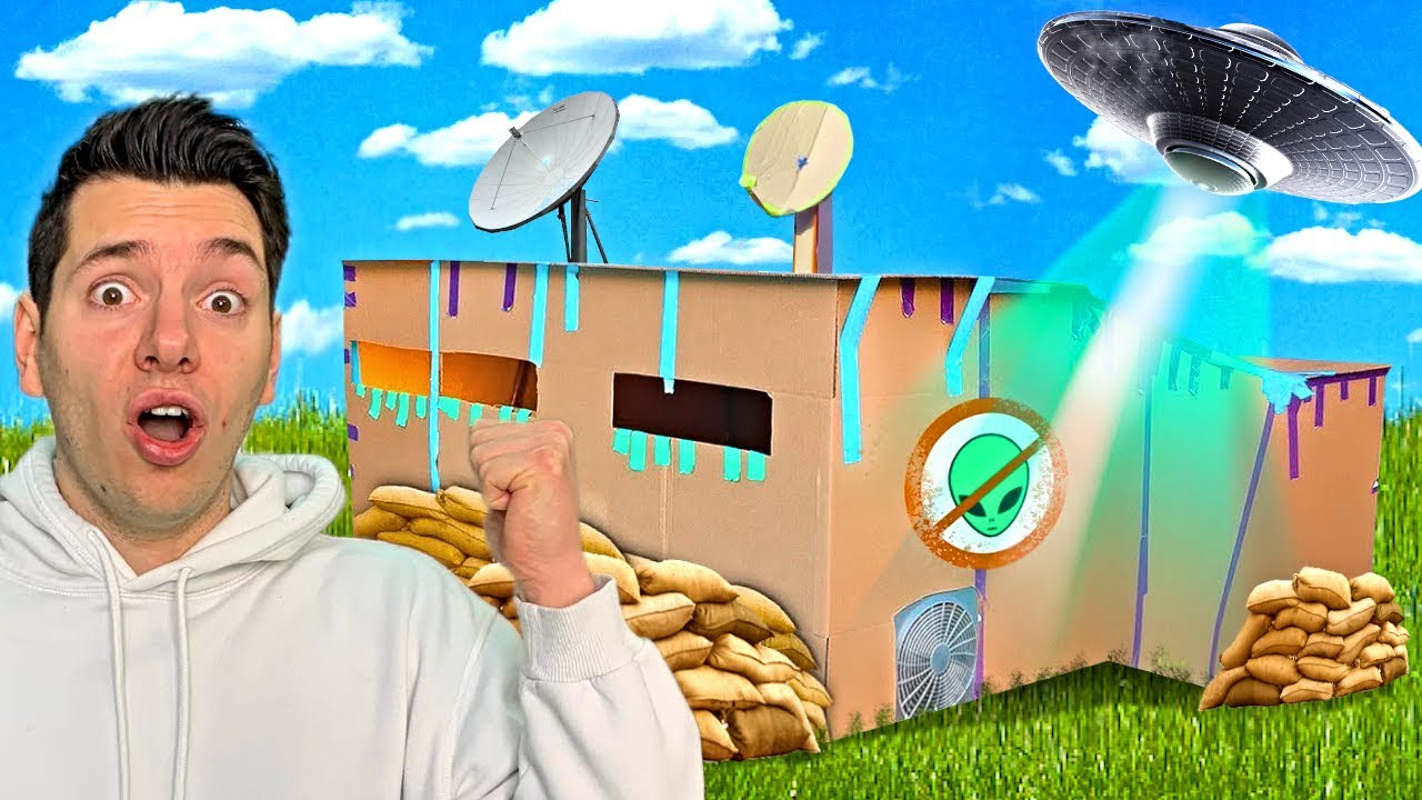 ZAMKNIĘTY W NIEZNISZCZALNYM BUNKRZE Z KARTONU!