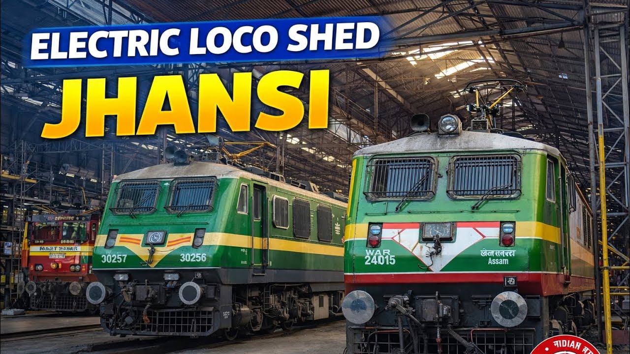 Jhansi Electric Loco Shed Jhansi 🚂