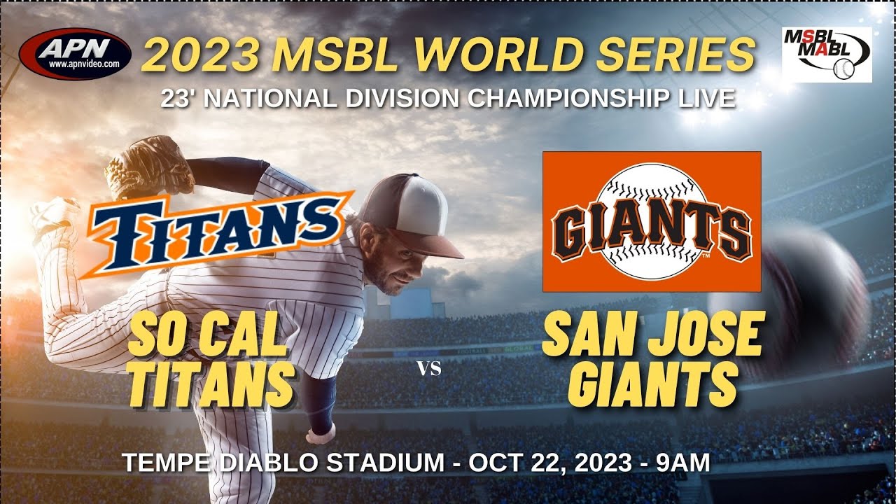 2023 MSBL WORLD SERIES - 25+ NATIONAL DIVISION CHAMPIONSHIP 10-22