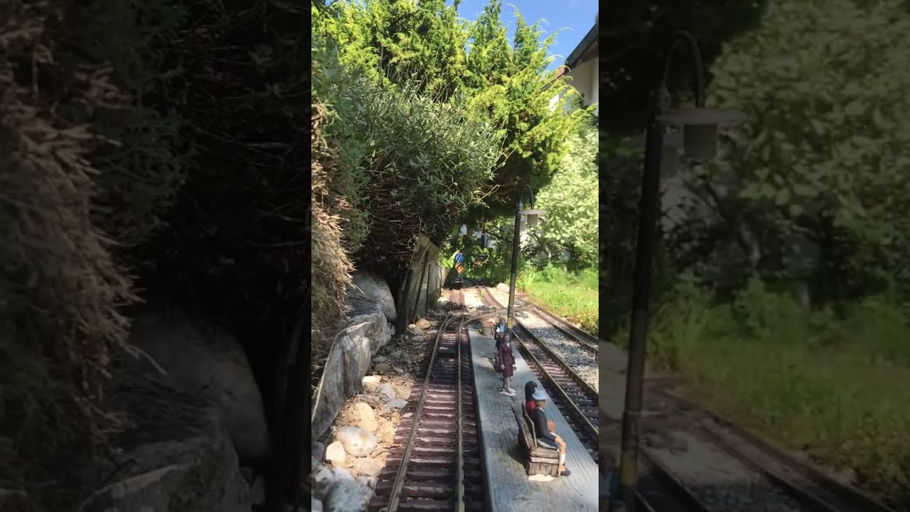 Bergstrecke Talfahrt, Führerstandsfahrt.