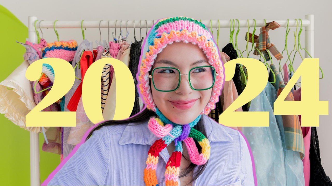 everything I made in 2024! I made 40+ items: sewing, crochet, knitting