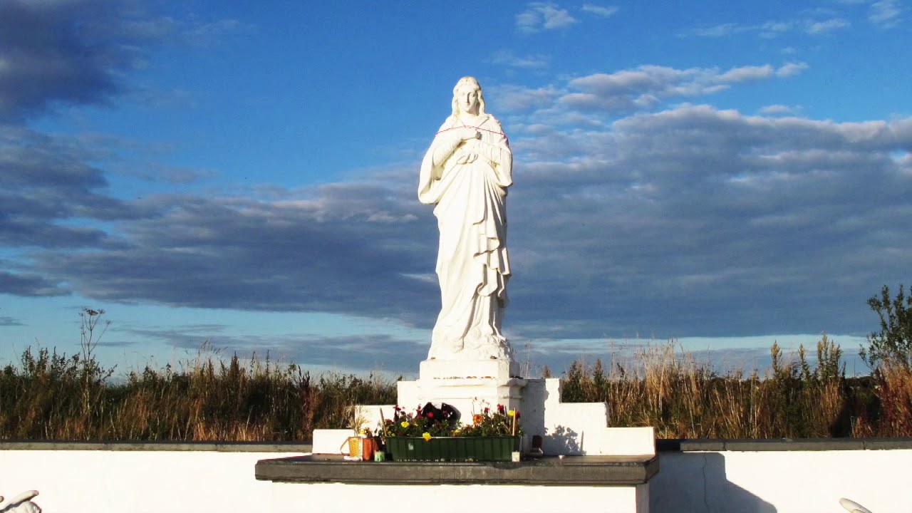Father Ray Kelly on Our Lady's Island, August 18. 2019, singing  