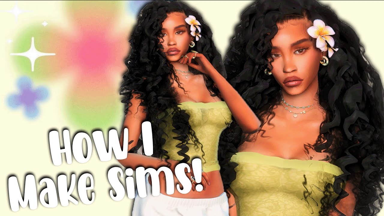 🌺 how i make my sims! 🌴🥥 (with links + sim dl)