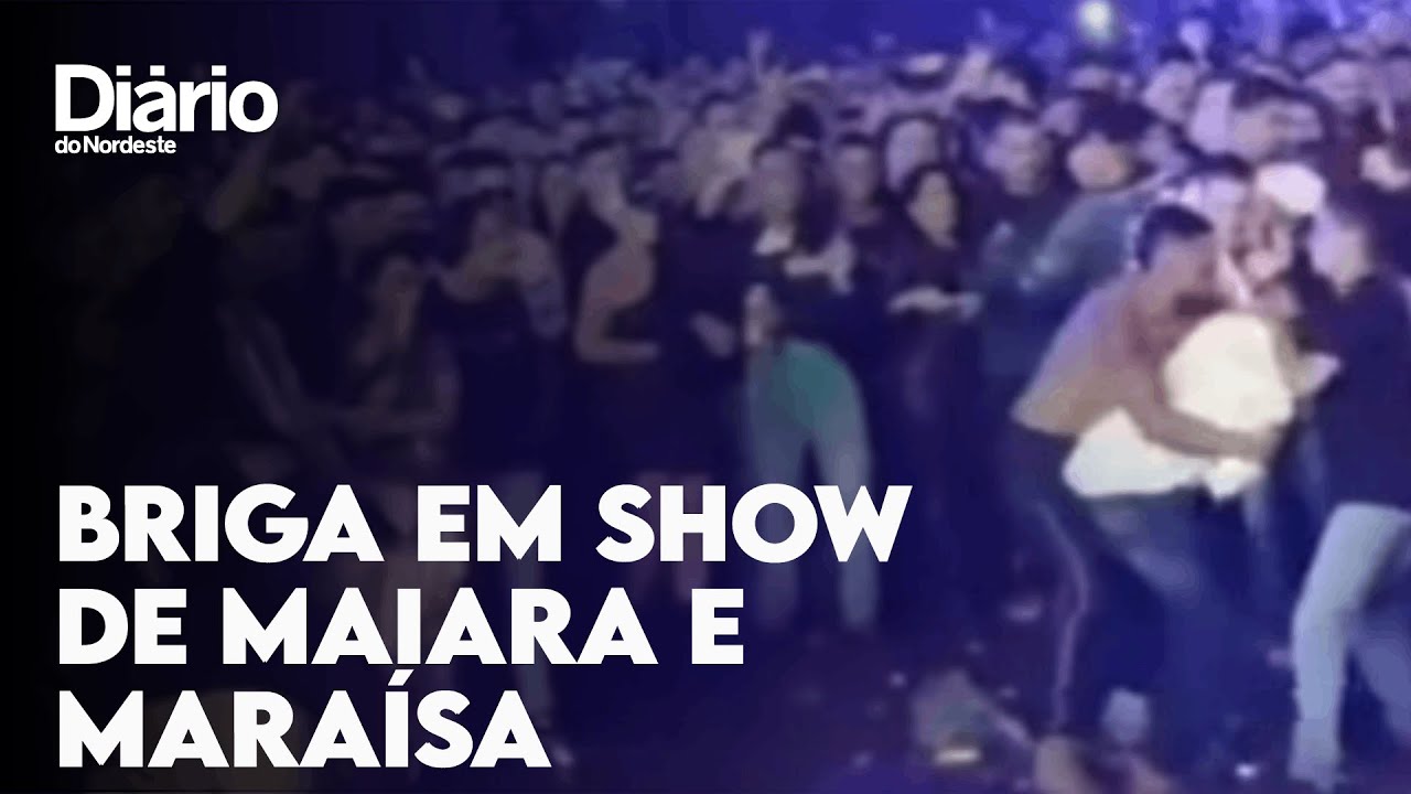 Briga generalizada faz Maiara e Mara&iacute;sa pararem show em Bras&iacute;lia