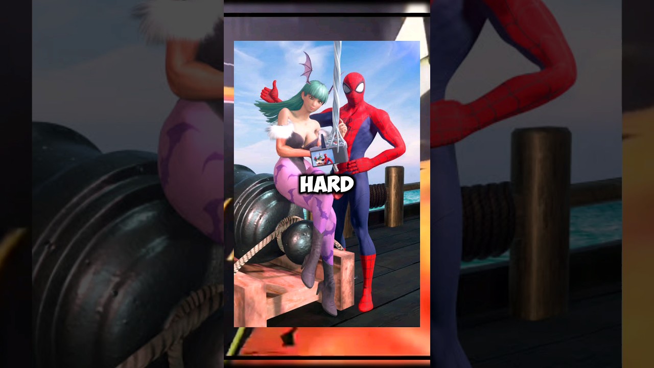 Человек-паук X Морриган - Marvel против Capcom #marvel #spiderman #morrigan