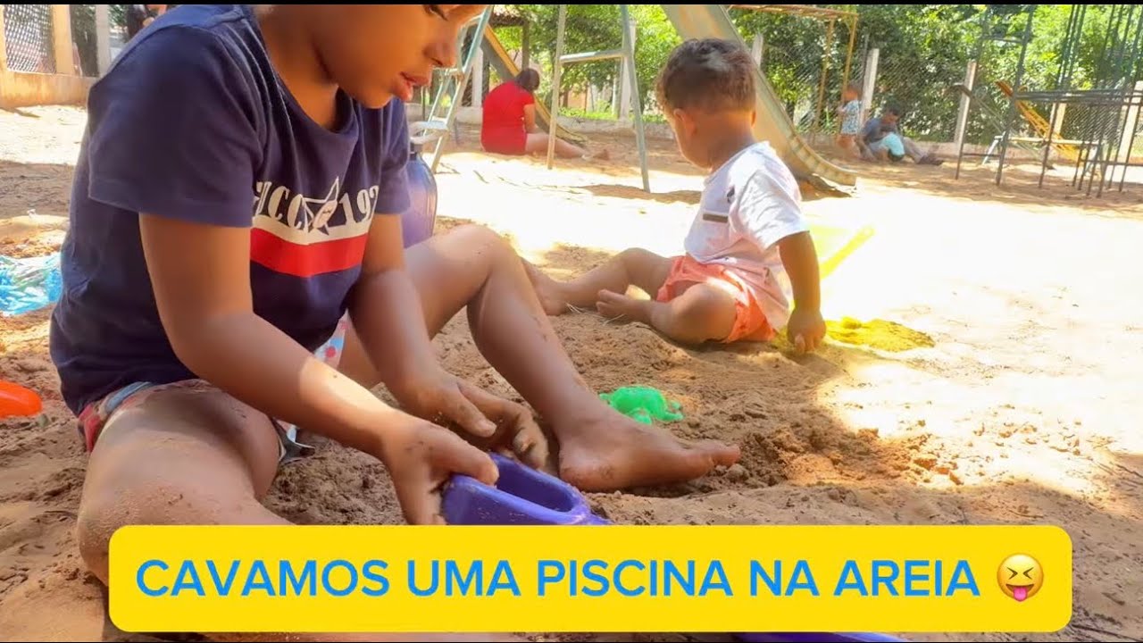 CAVAMOS UMA PISCINA NA AREIA, SERÁ? 👀