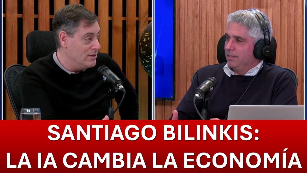 SANTIAGO BILINKIS ANALIZA C&Oacute;MO LA INTELIGENCIA ARTIFICIAL CAMBIA TODA LA ECONOM&Iacute;A I Maxi Montenegro