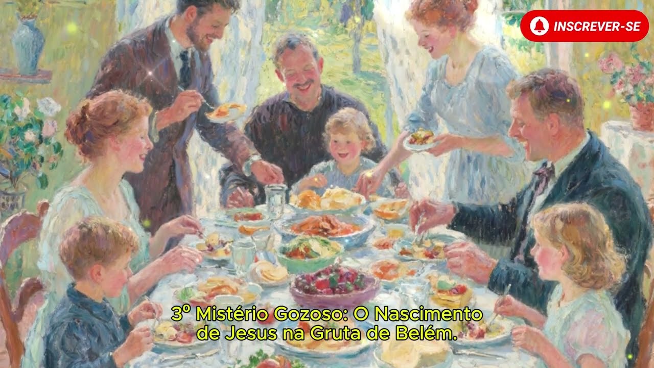 TERÇO DE HOJE - 16/03/2026 - SEGUNDA-FEIRA: MISTÉRIOS GOZOSOS - 04 HORAS DA MANHÃ 🙏