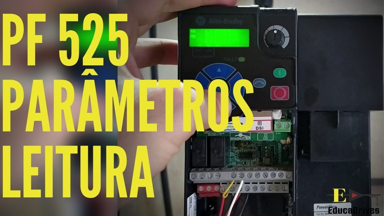 Parâmetros de leitura Power Flex 525 Allen-Bradley