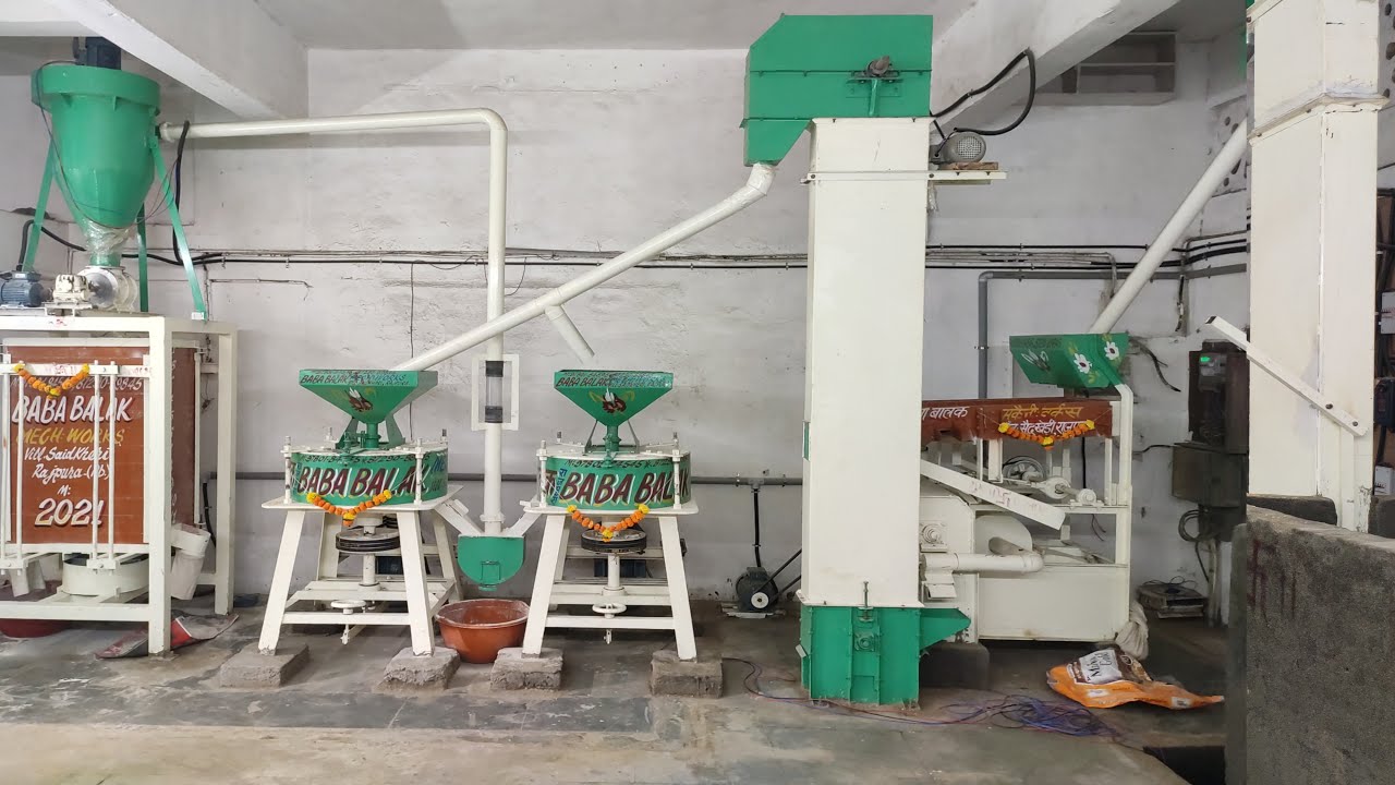 2 and 4 Automatic Atta (Wheat) chakki mill plant .no. 8729089845, 7814537245 || Automatic flour mill