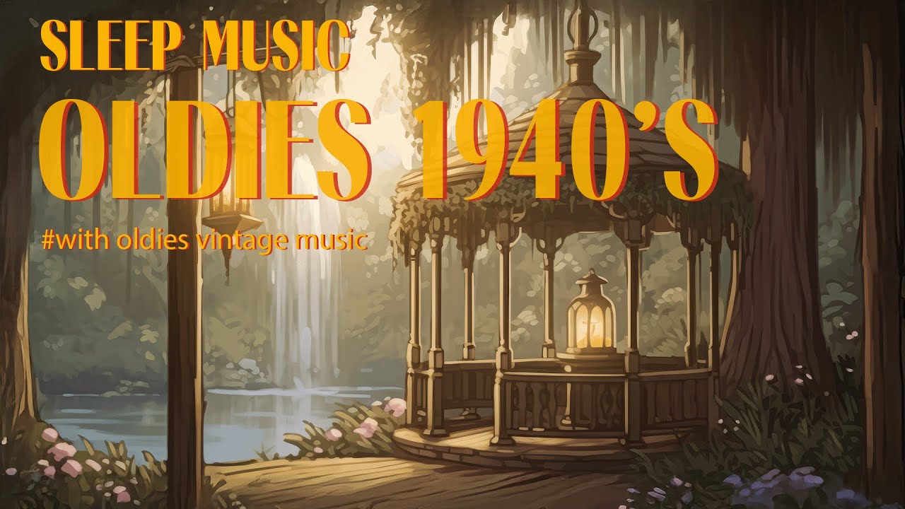 Peaceful Garden Pavilion at Sunset | Vintage 1940s Music from Afar