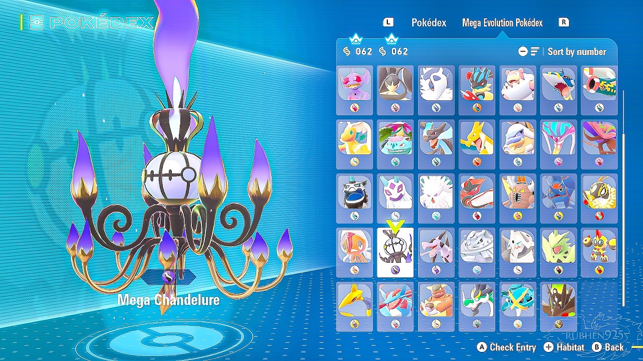 Pokemon Legends Z-A  - All Mega Pokemon / Mega Pokedex Showcase (Full Roster)