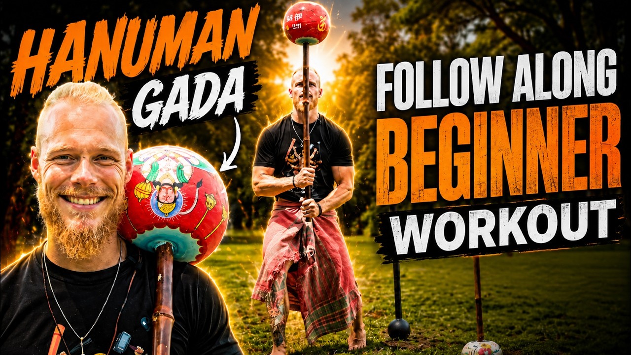Gada BEGINNER Workout | Heavy Macebell Training | Hanuman Gada