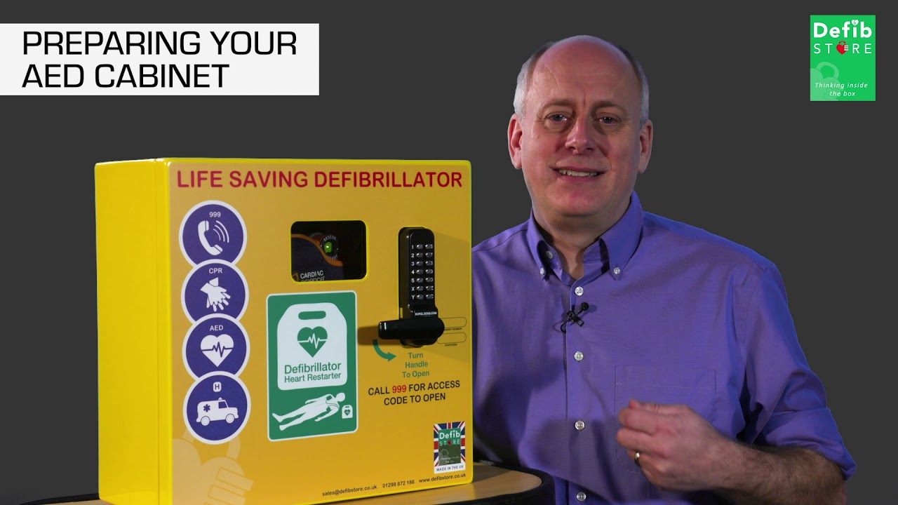 Defib Store What's included with the AED Cabinet and what you need to consider before installation.