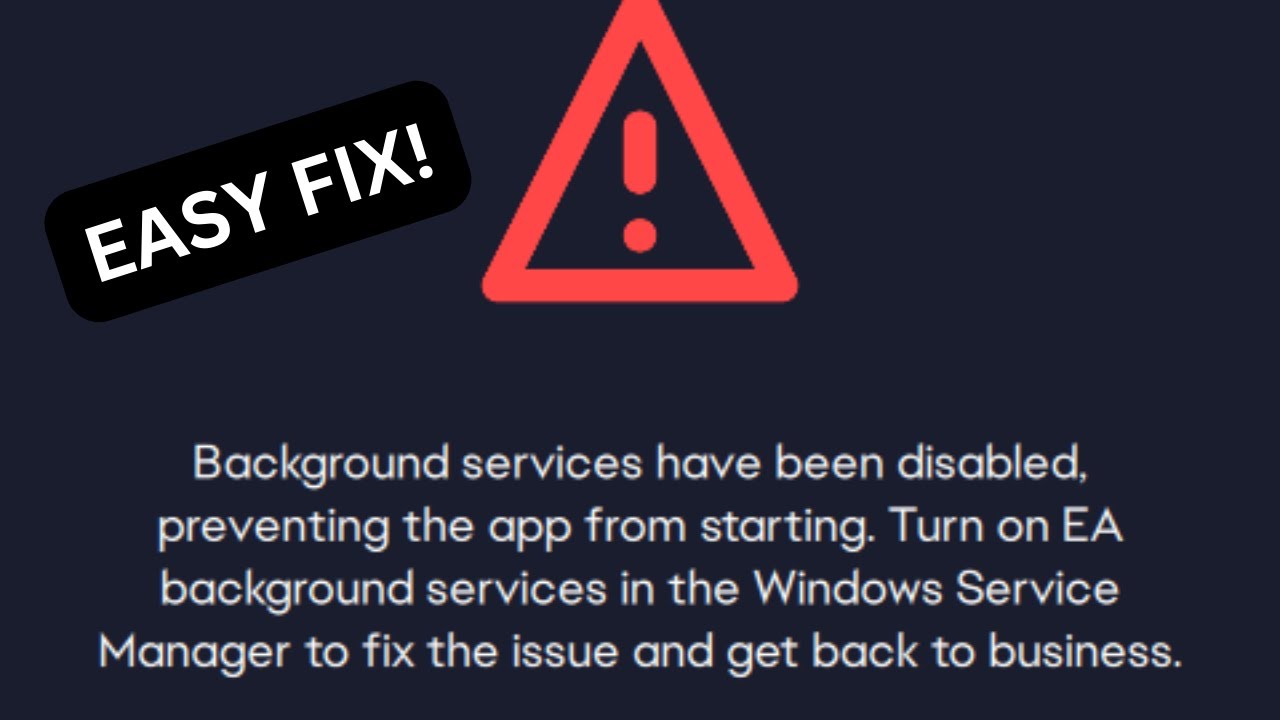 The Secret to Enabling Background Services on EA: EASY FIX in 2023!