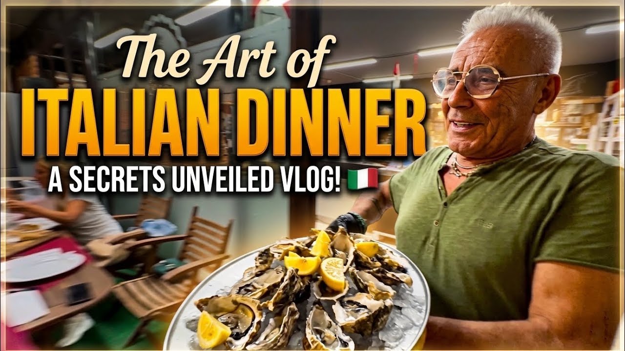 How to Open Oysters Like an Italian Pro! | Oyster and Champagne Night with Friends #italianfood