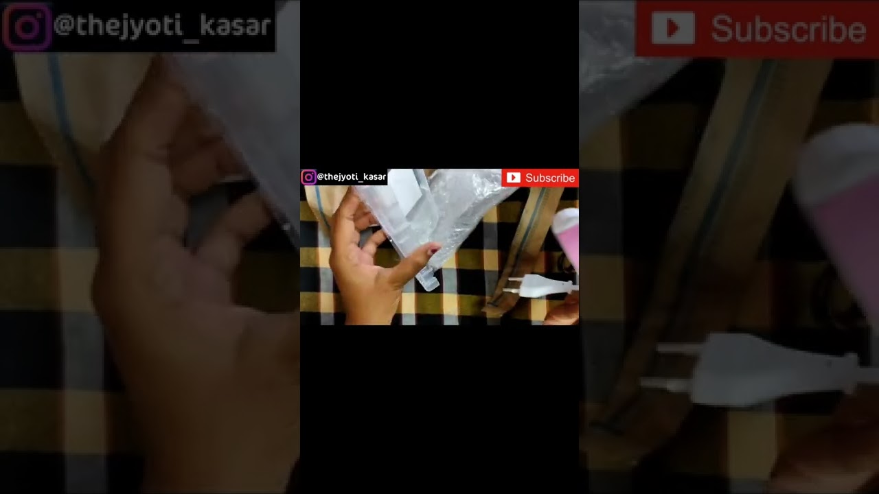 Mini Hair Straightener Unboxing  #shorts #jyotikasar