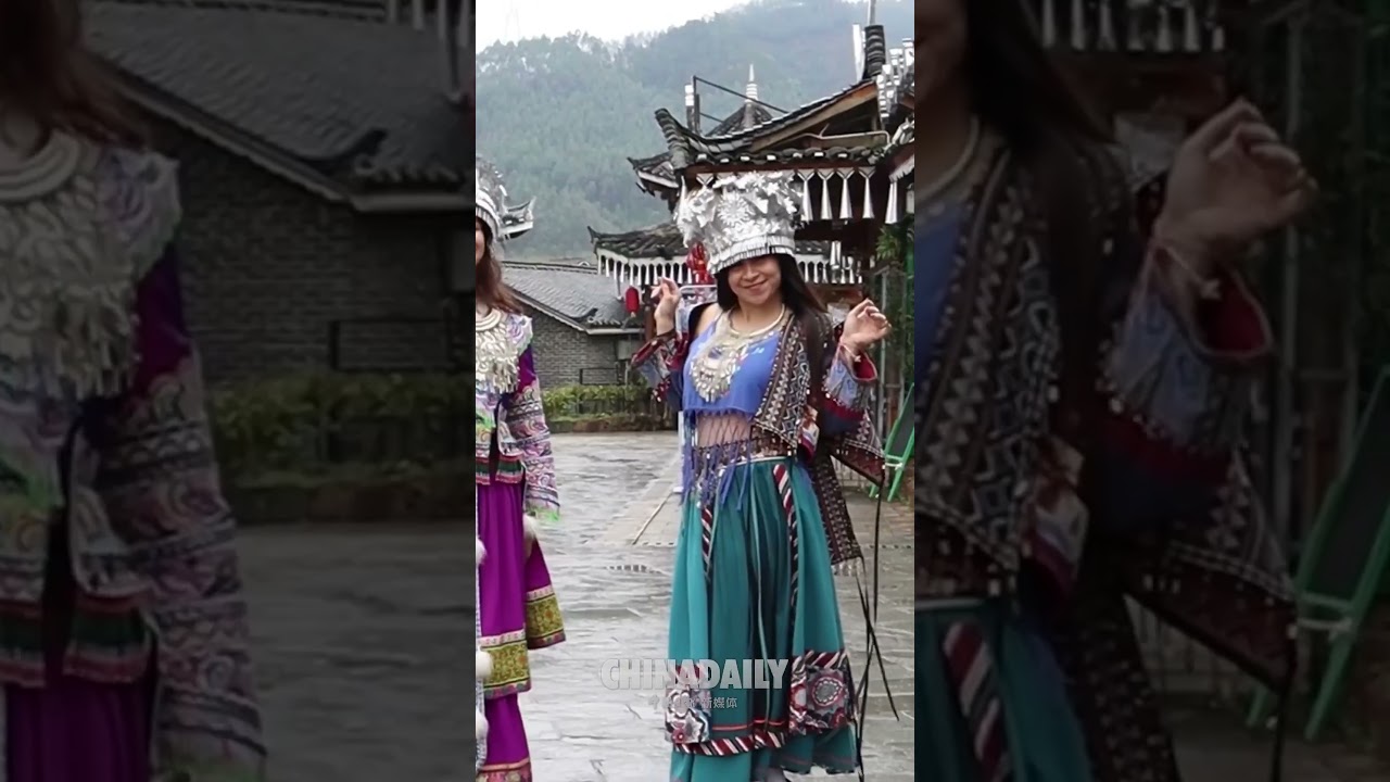 The ethnic Miao people have a long history of wearing silver ornaments