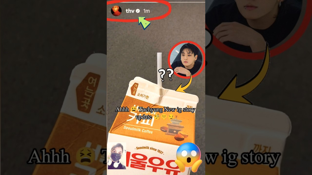 Ahhh 😫‼️ Taehyung New ig story post 🤫😏 showing jk's hubby's hits 😆🤣🤣