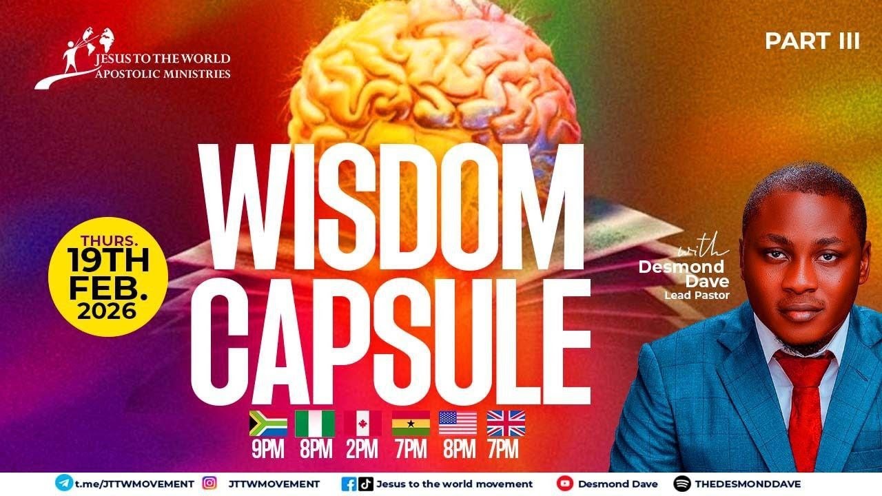 LIVE 🔴 Wisdom Capsule Part 3 | Entering the Depth of God’s Wisdom Beyond the Surface
