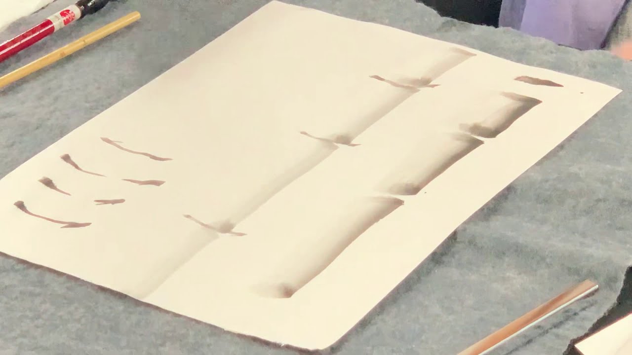 Bamboo Tutorial How to Load and Hold Your Brush (Sumi-e)