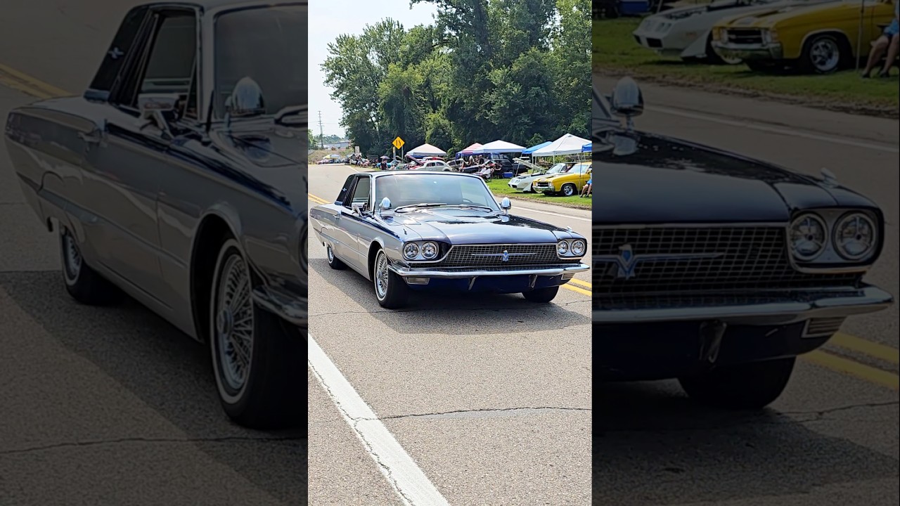 1966 Ford Thunderbird Classic Car Drive By Engine Sound Cruisin' Hines 2024